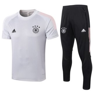 Entrainement Allemagne Ensemble Complet 2020 Gris Noir Entrainement Allemagne Ensemble Complet 2020 Gris Noir
