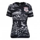 Thailande Maillot Corinthians Paulista Third Femme 2019 2020 Noir