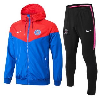 Coupe Vent Paris Saint Germain Ensemble Complet 2018 2019 Bleu Rouge