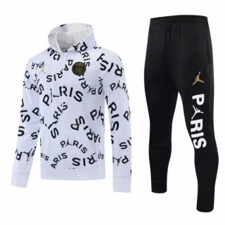 Sweat Shirt Capuche Paris Saint Germain 2021 2022 Blanc Noir Sweat Shirt Capuche Paris Saint Germain 2021 2022 Blanc Noir