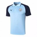 Polo Manchester City 2020 2021 Bleu Noir