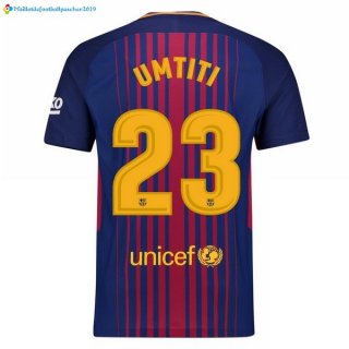 Maillot Barcelona Domicile Umtiti 2017 2018