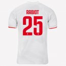 Maillot Juventus NO.25 Rabiot Exterieur 2019 2020 Gris Blanc