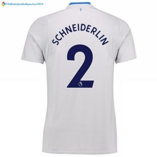 Maillot Everton Exterieur Schneiderlin 2017 2018