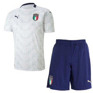 Maillot Italie Exterieur Enfant 2020 Blanc