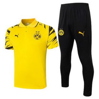 Polo Borussia Dortmund Ensemble Complet 2020 2021 Jaune Noir