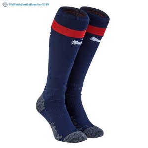 Chaussette Arsenal Exterieur 2018 2019 Bleu Marine