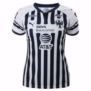 Maillot Monterrey Domicile Femme 2018 2019 Blanc Noir Maillot Monterrey Domicile Femme 2018 2019 Blanc Noir