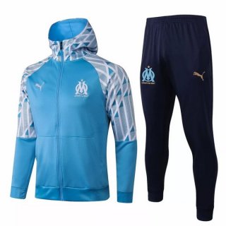 Sweat Shirt Capuche Marseille 2021 2022 Bleu Blanc Sweat Shirt Capuche Marseille 2021 2022 Bleu Blanc