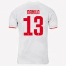 Maillot Juventus NO.13 Danilo Exterieur 2019 2020 Gris Blanc