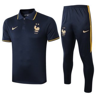 Polo France Ensemble Complet 2019 Bleu Marine