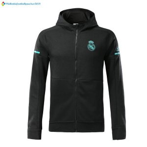 Sweat Shirt Capuche Real Madrid Enfant 2017 2018 Noir