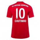 Maillot Bayern Munich NO.10 Coutinho Domicile 2019 2020 Rouge