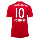 Maillot Bayern Munich NO.10 Coutinho Domicile 2019 2020 Rouge