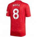 Maillot Manchester United NO.8 Mata Domicile 2020 2021 Rouge