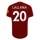 Maillot Liverpool NO.20 Lallana Domicile 2019 2020 Rouge