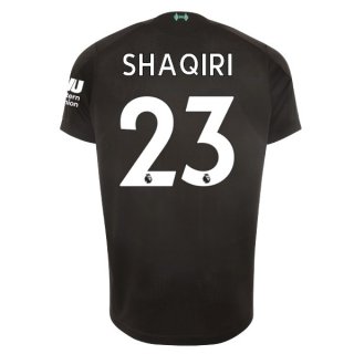 Maillot Liverpool NO.23 Shaqiri Third 2019 2020 Noir