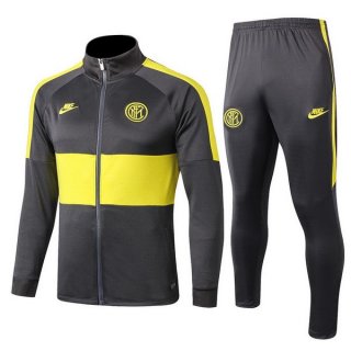 Survetement Enfant Inter Milan 2019 2020 Gris Jaune