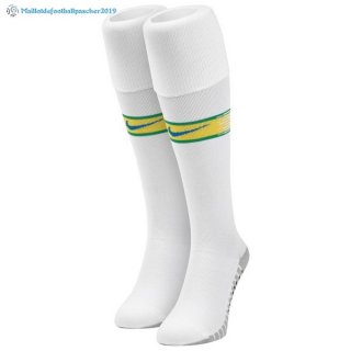 Chaussette Brésil Domicile 2018 Blanc Chaussette Brésil Domicile 2018 Blanc