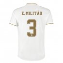 Maillot Real Madrid NO.3 E.Militão Domicile 2019 2020 Blanc