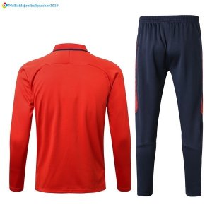 Survetement Paris Saint Germain Enfant 2017 2018 Rouge Bleu