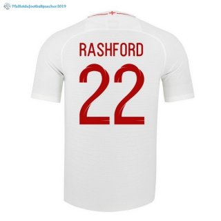 Maillot Angleterre Domicile Rashford 2018 Blanc Maillot Angleterre Domicile Rashford 2018 Blanc
