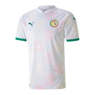 Thailande Maillot Sénégal Exterieur 2020 Blanc Thailande Maillot Sénégal Exterieur 2020 Blanc