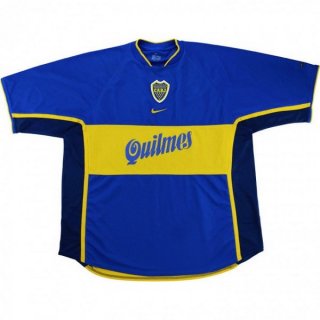 Maillot Boca Juniors Domicile Retro 2001 Bleu