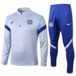 Survetement Chelsea 2020 2021 Gris Clair