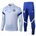 Survetement Chelsea 2020 2021 Gris Clair