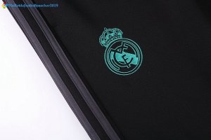 Survetement Real Madrid Enfant 2017 2018 Noir Vert Gris