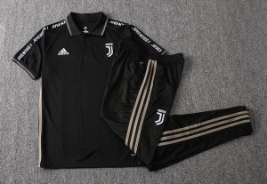 Polo Ensemble Complet Juventus 2019 2020 Jaune Noir