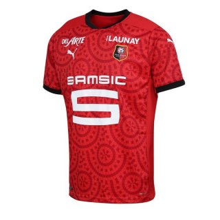 Thailande Maillot Stade Rennais Domicile 2020 2021 Noir Rouge