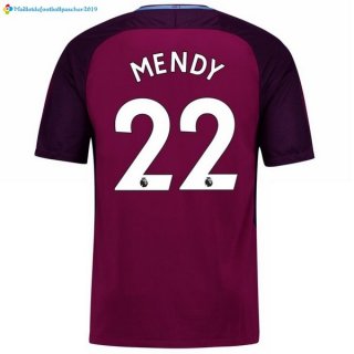 Maillot Manchester City Exterieur Mendy 2017 2018