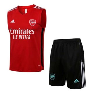 Maillot Arsenal Sans Manches 2022 Rouge Noir