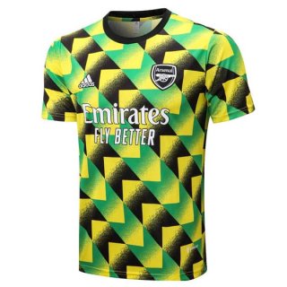 Polo Arsenal 2022 2023 Rouge Vert Jaune Polo Arsenal 2022 2023 Rouge Vert Jaune