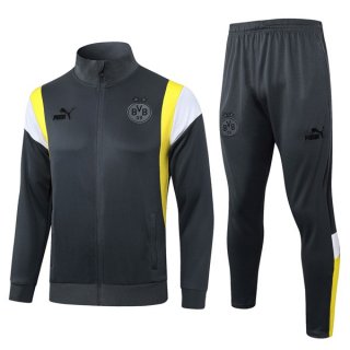 Survetement Borussia Dortmund 2024 Gris 2 Survetement Borussia Dortmund 2024 Gris 2
