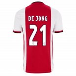 Maillot Ajax Domicile De Jong 2019 2020 Rouge