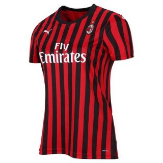 Maillot AC Milan Domicile Femme 2019 2020 Rouge Noir