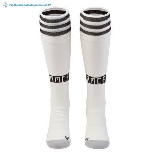 Chaussette Real Madrid Domicile 2018 2019 Blanc