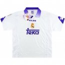 Thailande Maillot Real Madrid Replica Domicile Retro 1997 1998 Blanc