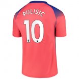 Maillot Chelsea NO.10 Pulisic Third 2020 2021 Orange