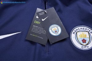 Survetement De Laine Manchester City 2017 2018 Bleu