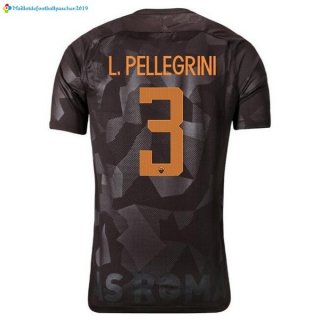 Maillot AS Roma Third L.Pellegrini 2017 2018 Maillot AS Roma Third L.Pellegrini 2017 2018