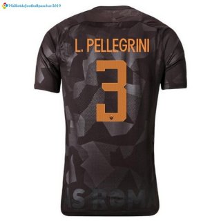 Maillot AS Roma Third L.Pellegrini 2017 2018