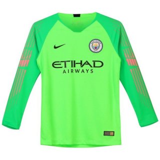 Maillot Manchester City ML Gardien 2018 2019 Vert Maillot Manchester City ML Gardien 2018 2019 Vert