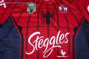 Maillot Rugby Sydney Roosters 2017 2018 Rouge