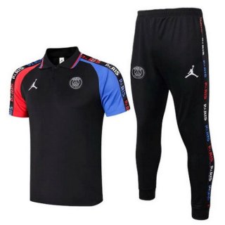 Polo Ensemble Complet Paris Saint Germain 2020 2021 Noir Bleu Polo Ensemble Complet Paris Saint Germain 2020 2021 Noir Bleu