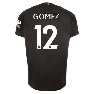 Maillot Liverpool NO.12 Gomez Third 2019 2020 Noir Maillot Liverpool NO.12 Gomez Third 2019 2020 Noir