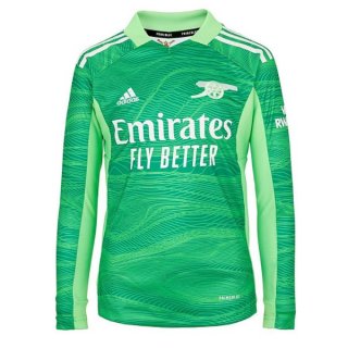 Thailande Maillot Arsenal Gardien ML 2021 2022 Vert